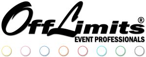 Black and white logo of OffLimits Event Professionals