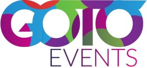 Colorful and modern logo of Goto Events